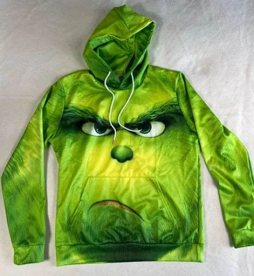 The funny character 3D Pullover Hoodie Unisex XL Mens Polyester Spandex NWOT