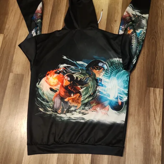 New  Narutoo Anime Hoodie  Sweatshirt Pullover Men XL 3D&nbsp; CHRISTMAS GIFT!