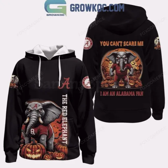 Discover Albm Crimson Tide You Can’t Scare Me In Halloween 3D Hoodie T-Shirt
