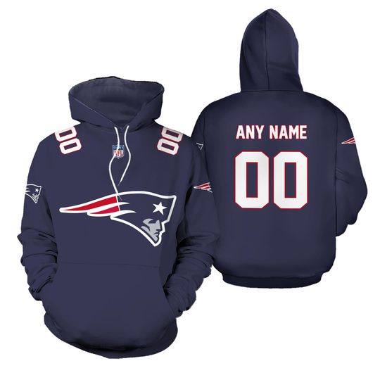Personalized New England Patriots 3D Hoodie