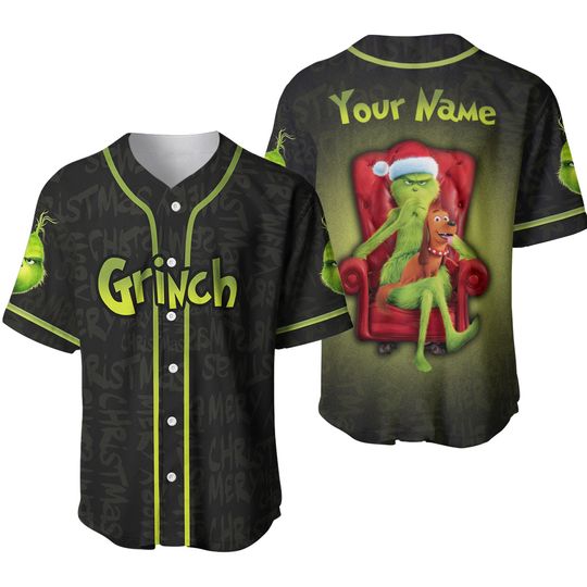 The funny character pattern custom name baseball jersey