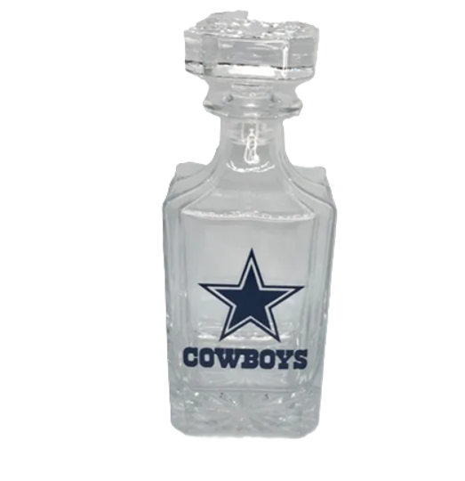 Dallas Cowboys Inspired Whiskey Decanter Gift for Fans and Whiskey Lovers