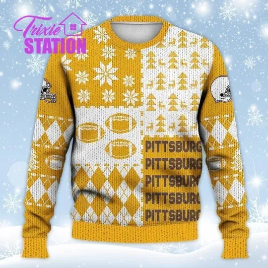Discover Tampa Bay Ugly Sweater Christmas 3D Hoodie Retro Football Xmas Shirt