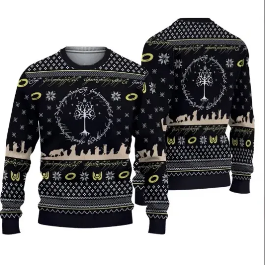 Discover LOTR One Mordor Christmas Ugly Sweater