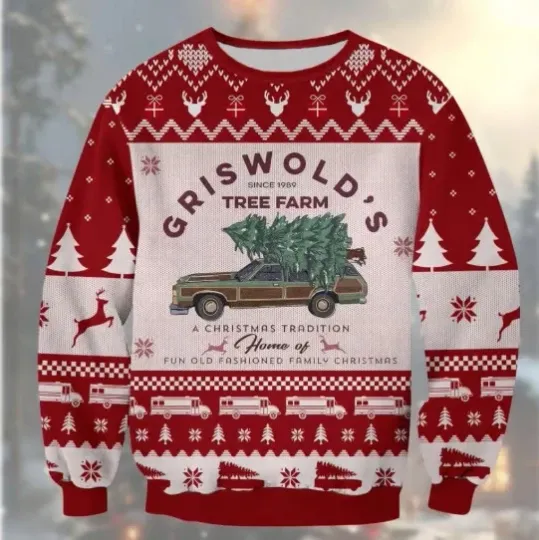 Discover Christmas Griswolds Ugly Sweater Tree Farm Since 1989 Shirt