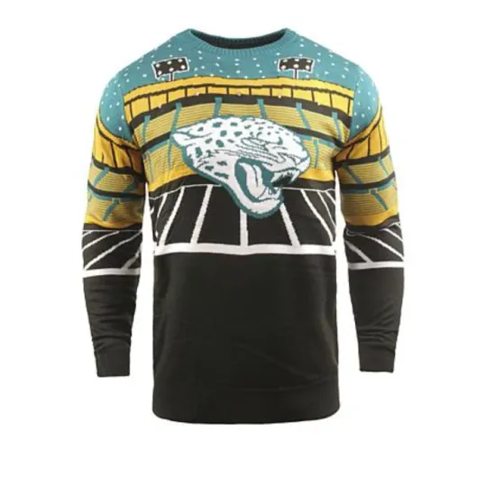 Discover JACKSONVILLE football Men's Light Up Bluetooth Musical Ugly Sweater, Gift For Fan