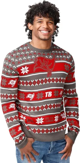 Discover Team Big Logo Ugly Sweater Tampa Bay Football , Gift For Fan