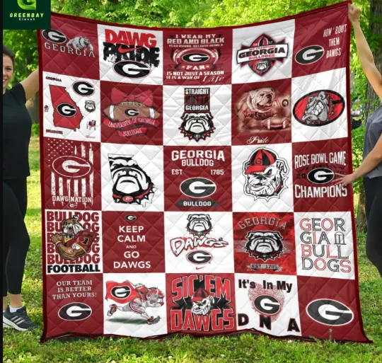 Discover Georgia Bulldog Ncaa Quilt Blanket