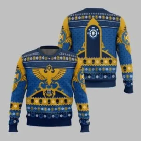 Discover 2025 Christmas Warhammer Declare Heresy Ugly Sweater