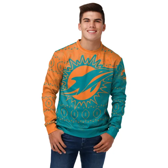 Discover Men's football Miami Ugly Printed Sweater, Gift For Fan, Christmas Gift