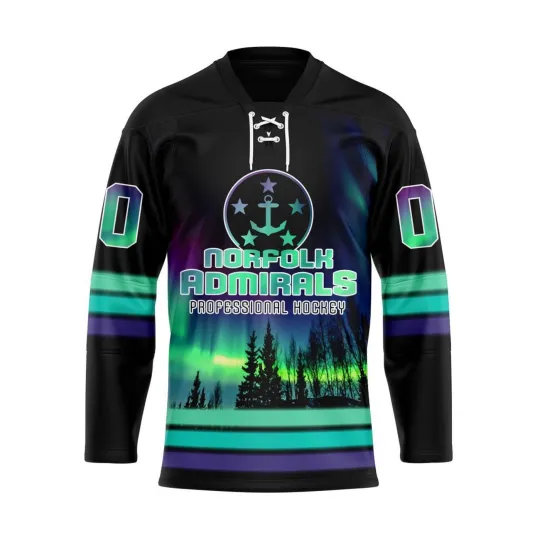 Discover Orlando Solar Bears Special Design With Northern Lights Lace Hockey Shirt