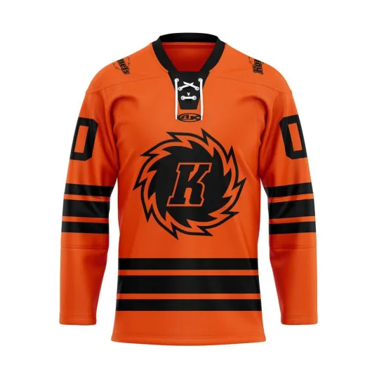 Discover Personalized Fort Wayne Komets 2025/26 Neon Lace Hockey Shirt Fullsize