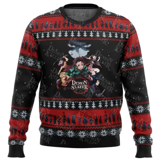 Discover Demon Poster Ugly Christmas Sweatshirt