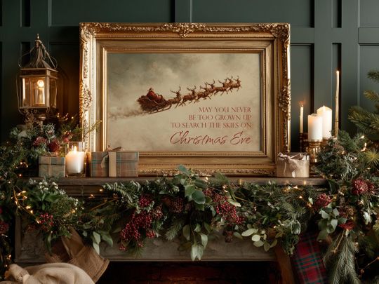 Discover Christmas Art Print, May You Never Be Too Grown Up