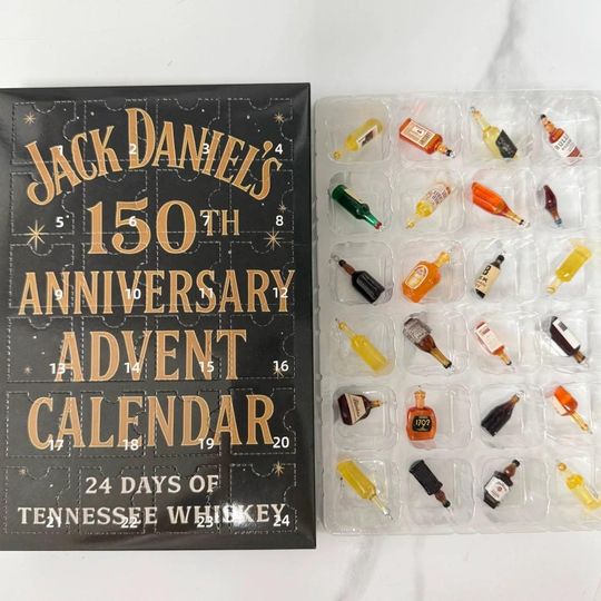 Discover 3D Bourbon Advent Calendar 2025 Buffalo Trace 250th Anniversary Whiskey Christmas Countdown Box