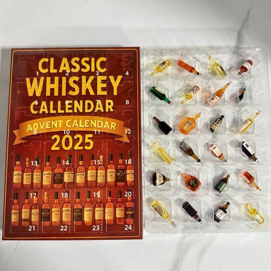 Discover 3D Bourbon Advent Calendar 2025 Buffalo Trace 250th Anniversary Whiskey Christmas Countdown Box