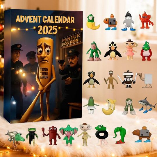 Discover Acrylic Advent Calendar Blind Box 2025, Kids & Teens Holiday Gift, Fun Christmas Gift, Unique Year-End Calendar
