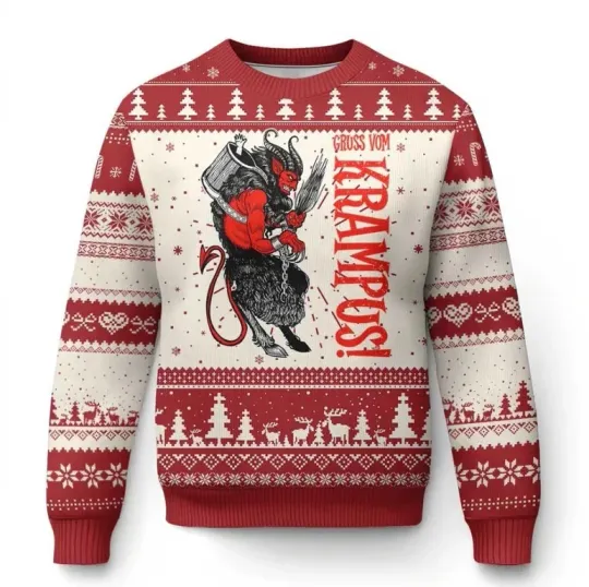 Krampus Ugly Christmas Sweater