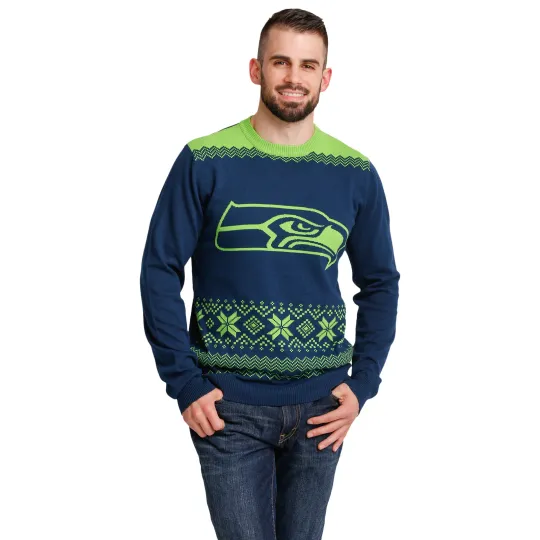 Discover Football Men's Seattle 2021 Ugly Sweater, Christmas Gift