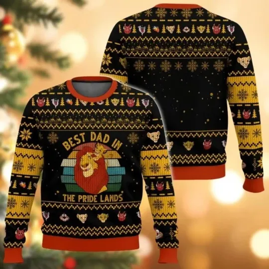The Lion King Ugly Christmas Sweater for Men