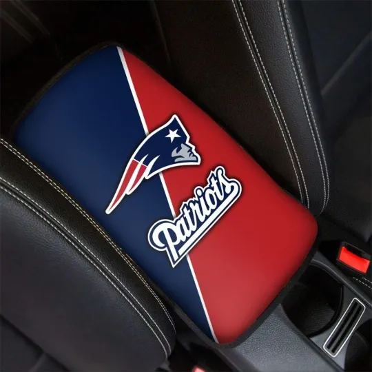 Discover football New England Patriots Car Armrest Pads