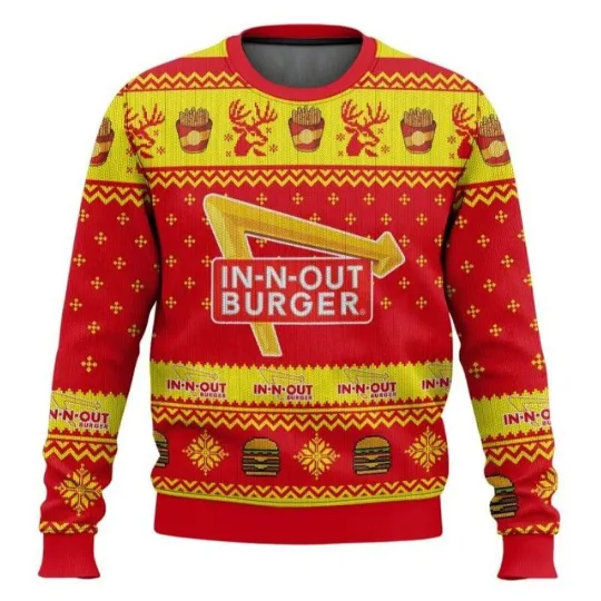 Discover In-N-Out Burger Ugly Christmas Sweater