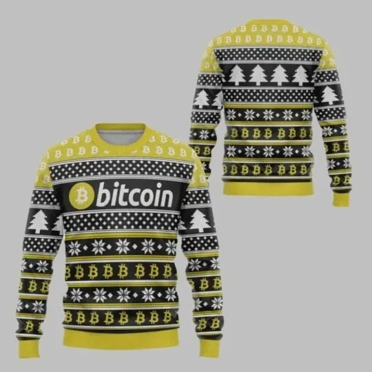 Discover Christmas Bitcoin Ugly Christmas Sweater