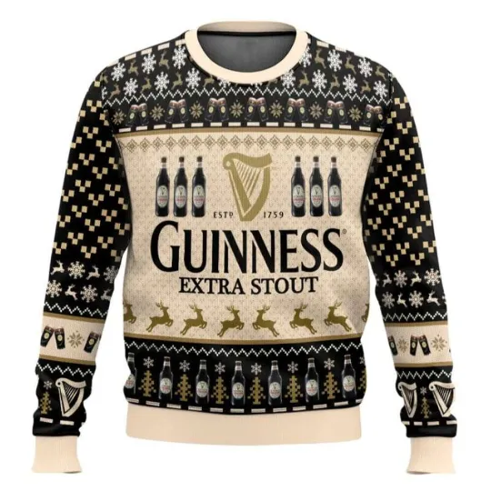 Discover Guinness Extra Stout Ugly Christmas Sweater