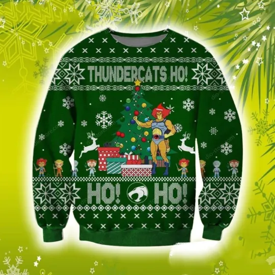 Discover Thundercats Ho 3d Christmas Knitting Pattern Ugly Sweater Sweatshirt S-5XL