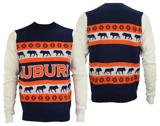 Discover Forever Collectibles Men's Auburn Tigers "One Too Many" Ugly Sweater, Christmas Gift