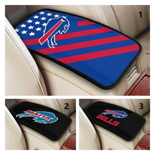 Buffalo Bills Car Armrest Pads