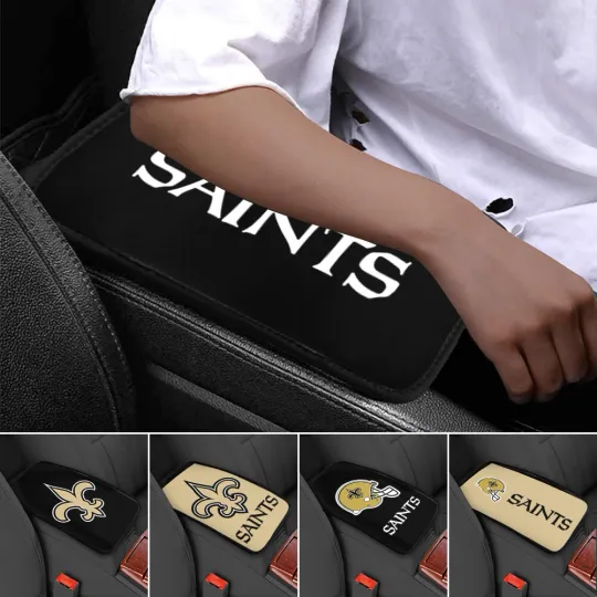 Discover New Orleans Saints Car Armrest Pads