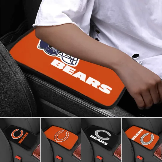 Discover Chicago Bears Car Armrest Pads