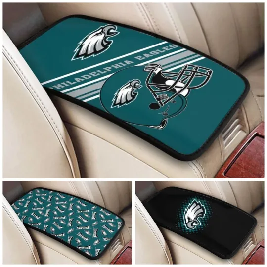 Discover Philadelphia Eagles Car Armrest Pads