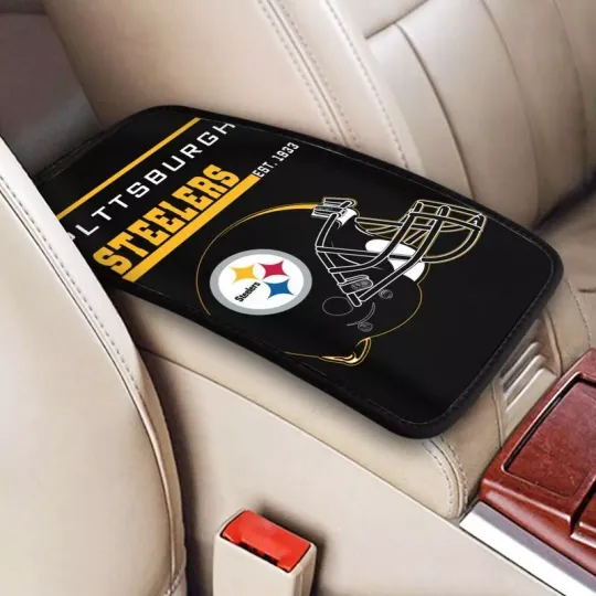 Discover Pittsburgh Steeler Car Armrest Pads