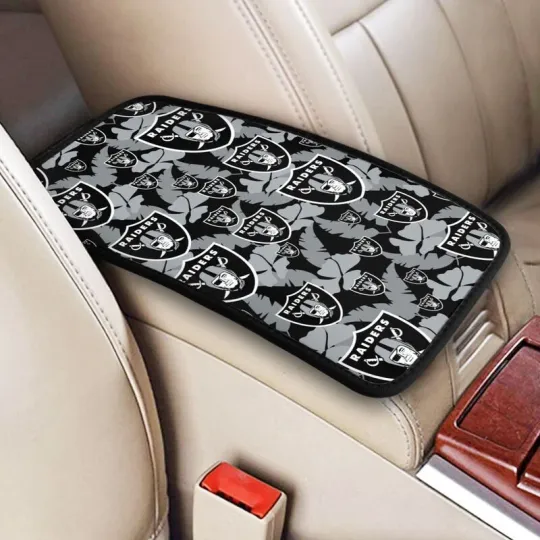 Discover las vegas Raiders Car Armrest Pads