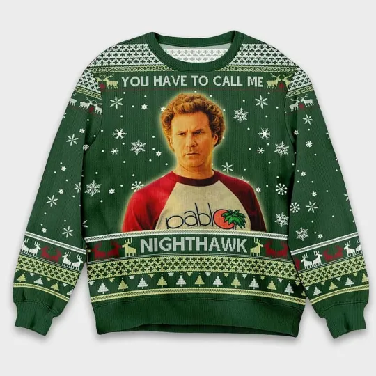 Discover Brennan Huff You Have To Call Me Nighthawk Step Brothers Christmas Ugly Sweater