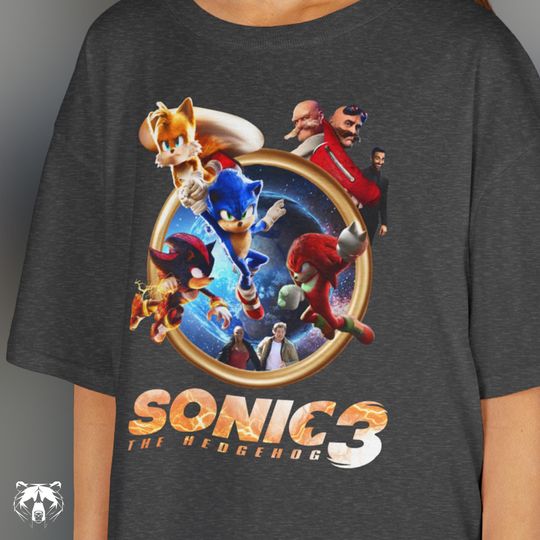 Discover Sonic 3 Movie Unisex Youth T-Shirt