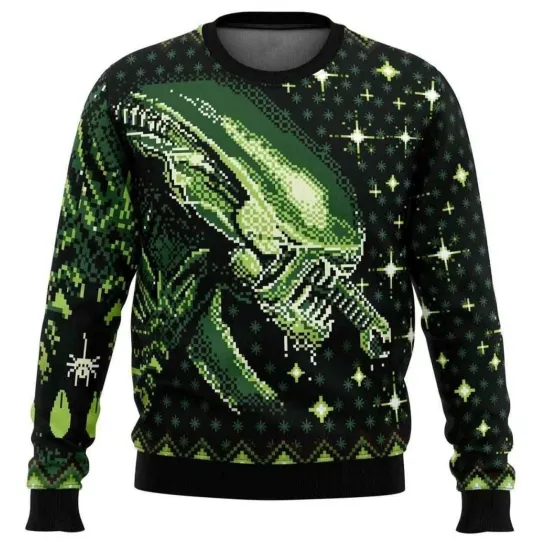 Discover Xenomorph Alien Ugly Christmas Sweater