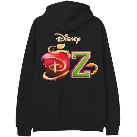 Discover 2025 Disney Autumn and Winter Descendants Zombies Worlds Collide Tour 2025 Hoodie for Both Men and Women Long Sleeve Sweatshirts