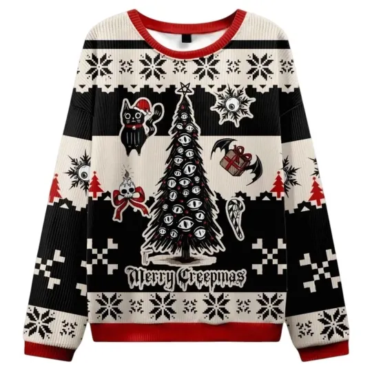 Discover Merry Creepmas Ugly Christmas Sweater