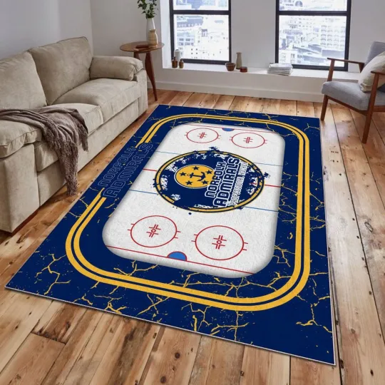 Discover Norfolk Admirals Special Doormat, Garage Rug, Welcome Mat, Carpet Rug