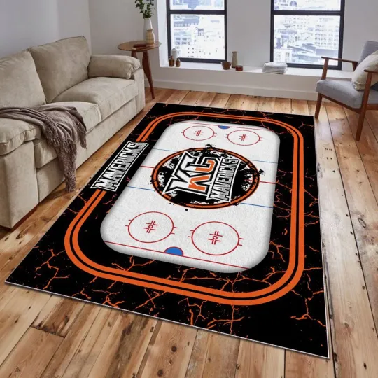 Kansas City Mavericks Special Doormat, Garage Rug, Welcome Mat, Carpet Rug