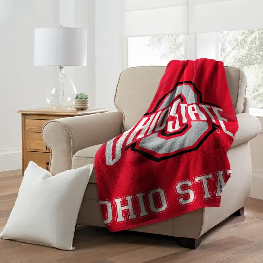 Discover Northwest Ohio State Buckeyes Sherpa Throw Blanket