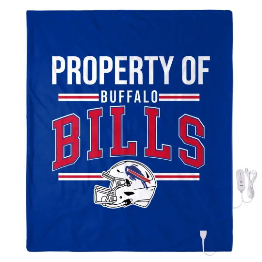 football Buffalo Bills Exclusive Heated Throw Blanket