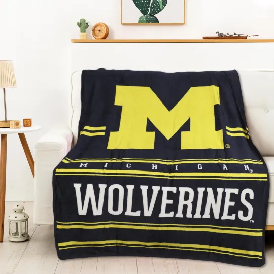 Discover Northwest Michigan Wolverines Silk Touch Throw Blanket