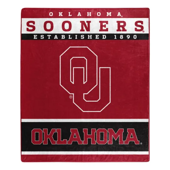 Discover Northwest Oklahoma Sooners Raschel Throw Blanket