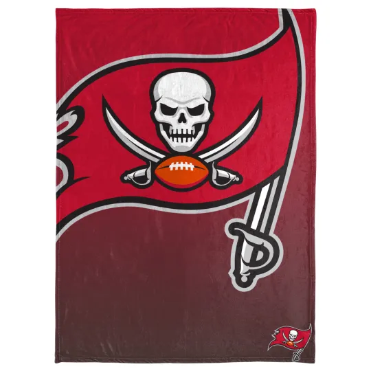 Discover football Tampa Bay Gradient Micro Raschel Throw Blanket