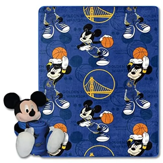 Discover Northwest Golden State Micky Mouse Hugger Pillow & Throw Blanket