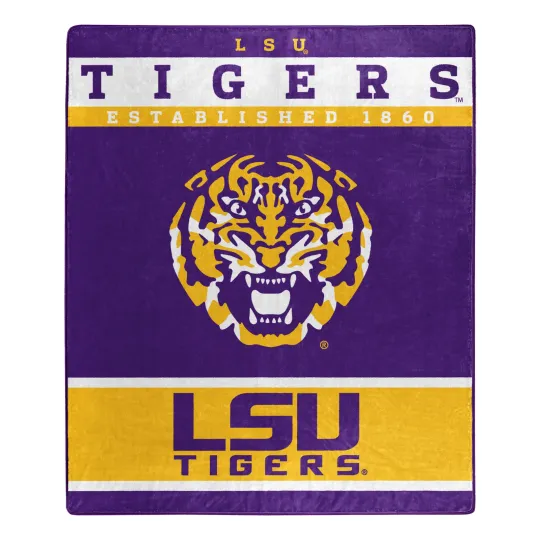 Discover Northwest LSU Tigers Raschel Throw Blanket